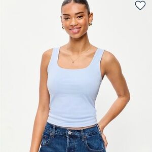 Old Navy Double Layer Scoop Neck Tank Top